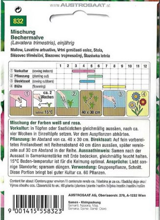 Bechermalve Mischung (Lavatera trimestris)