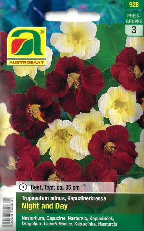 Kapuzinerkresse Night and Day (Tropaeolum minus)