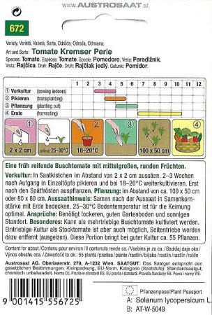 Tomate Kremser Perle