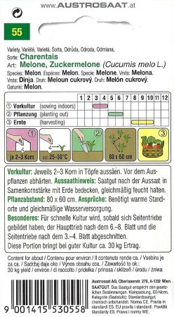 Zuckermelone Charentais