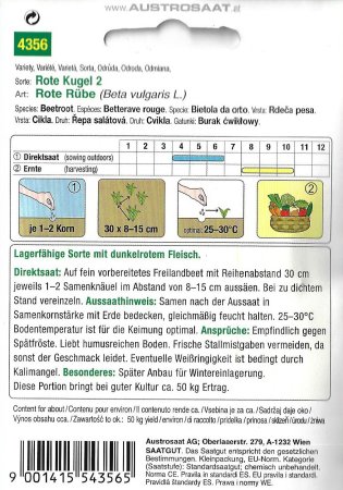 Rote Rübe Rote Kugel 2