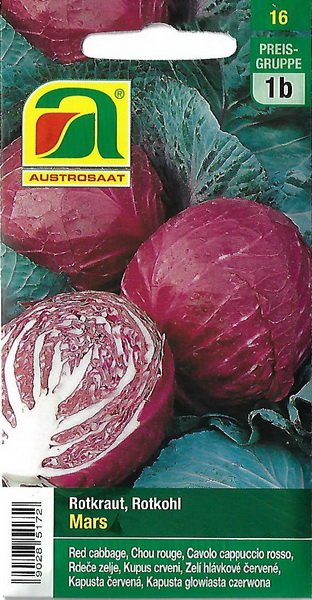 Rotkraut, Rotkohl Mars