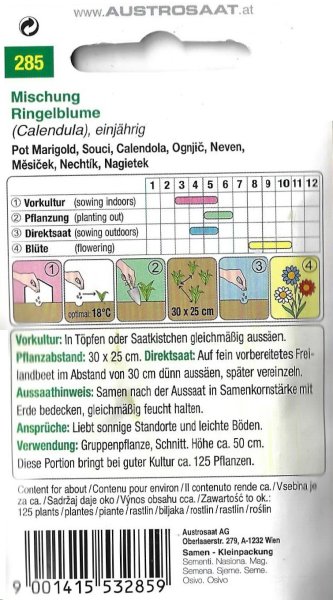Ringelblume Mischung (Calendula officinalis)