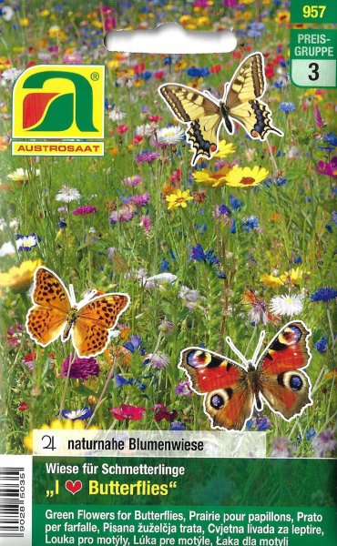 Blumenwiese für Schmetterlinge I Heart Butterflies