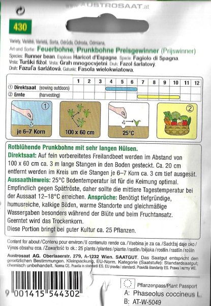 Feuerbohne Preisgewinner (Prijswinner)